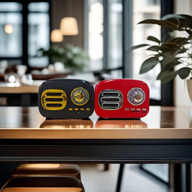 レトロコンパクトスピーカー（FT-BT04）